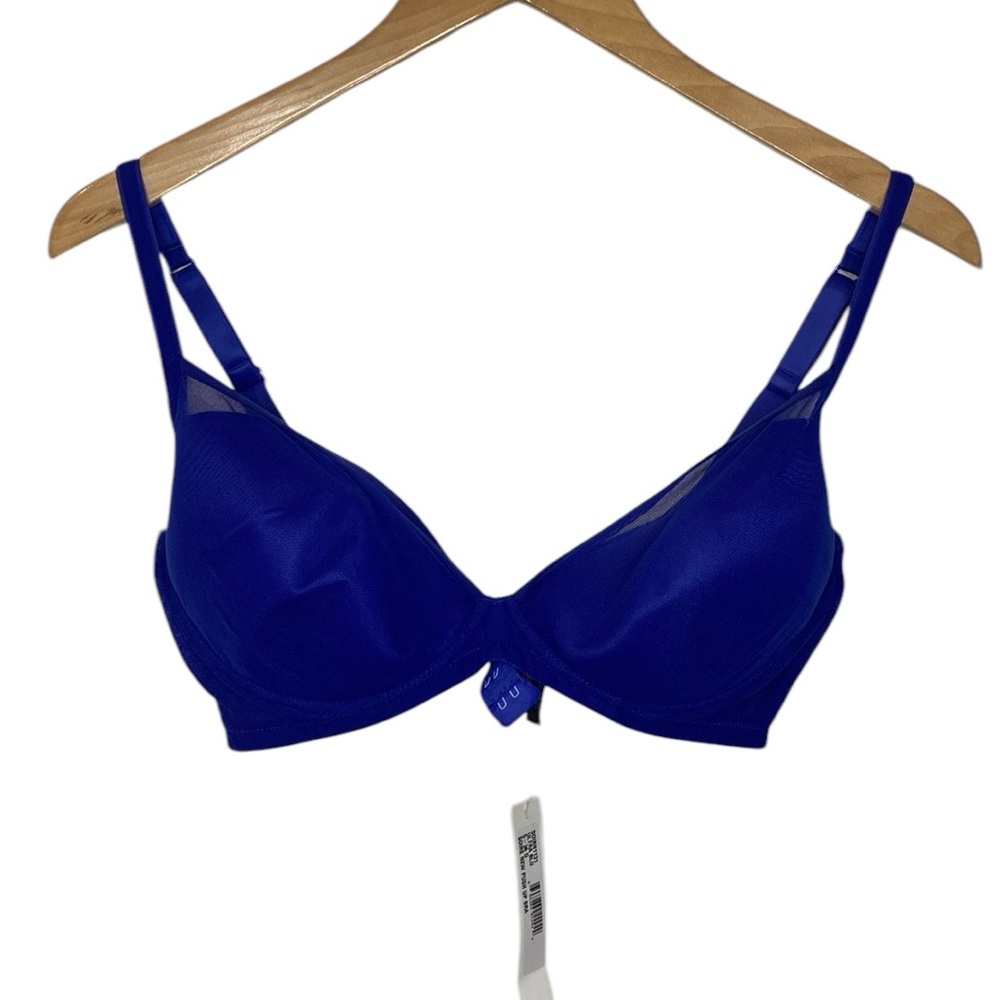 NWT Cosabella Soire New Push Up Ultra Blue Bra 36D